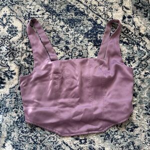 Wild Fable Purple Corset Top